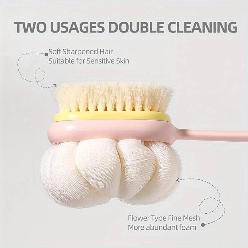 2-in-1 Long Handle Bath Br - Image 6
