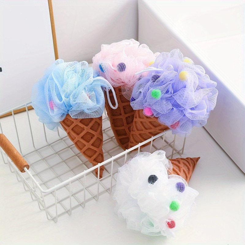 Cartoon Ice Cream Shower Sponge - Image 3