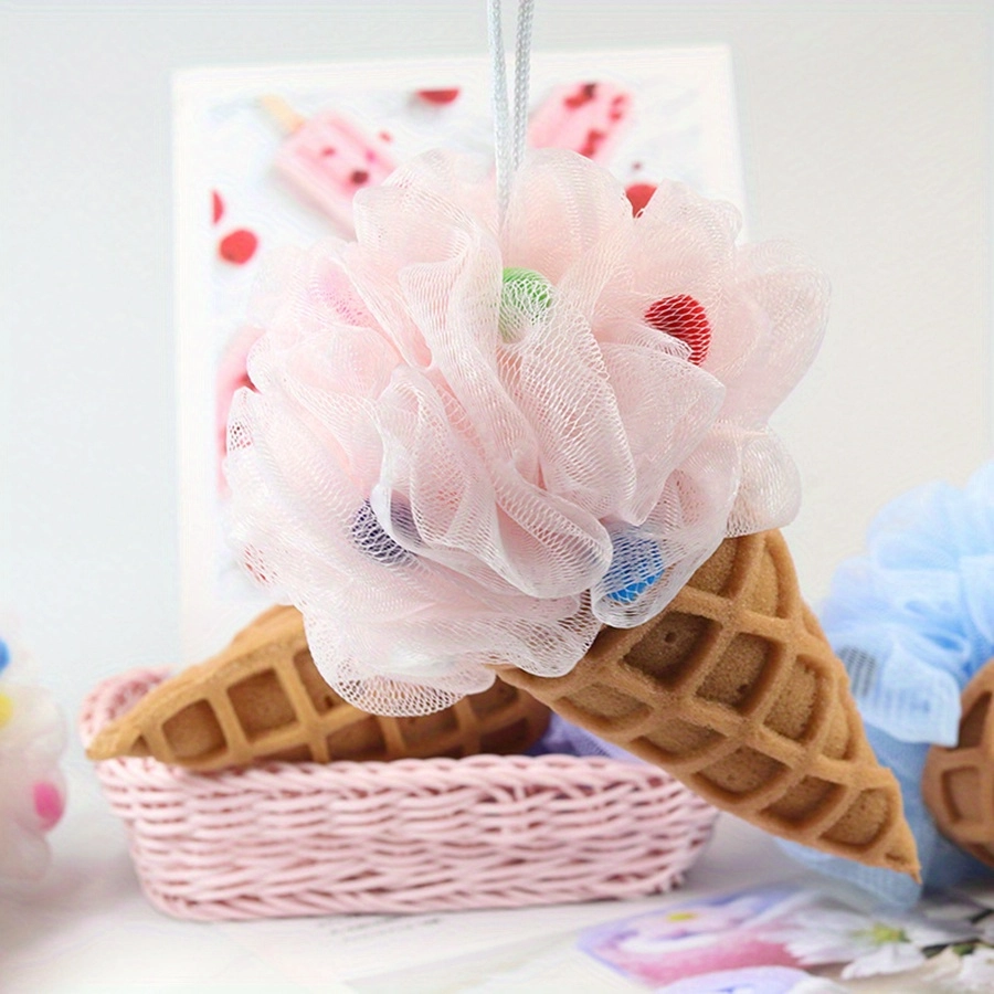 Cartoon Ice Cream Shower Sponge - Image 12