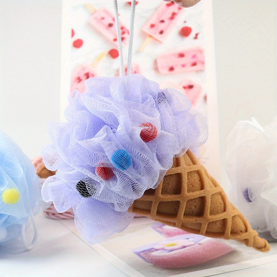 Cartoon Ice Cream Shower Sponge - Image 4