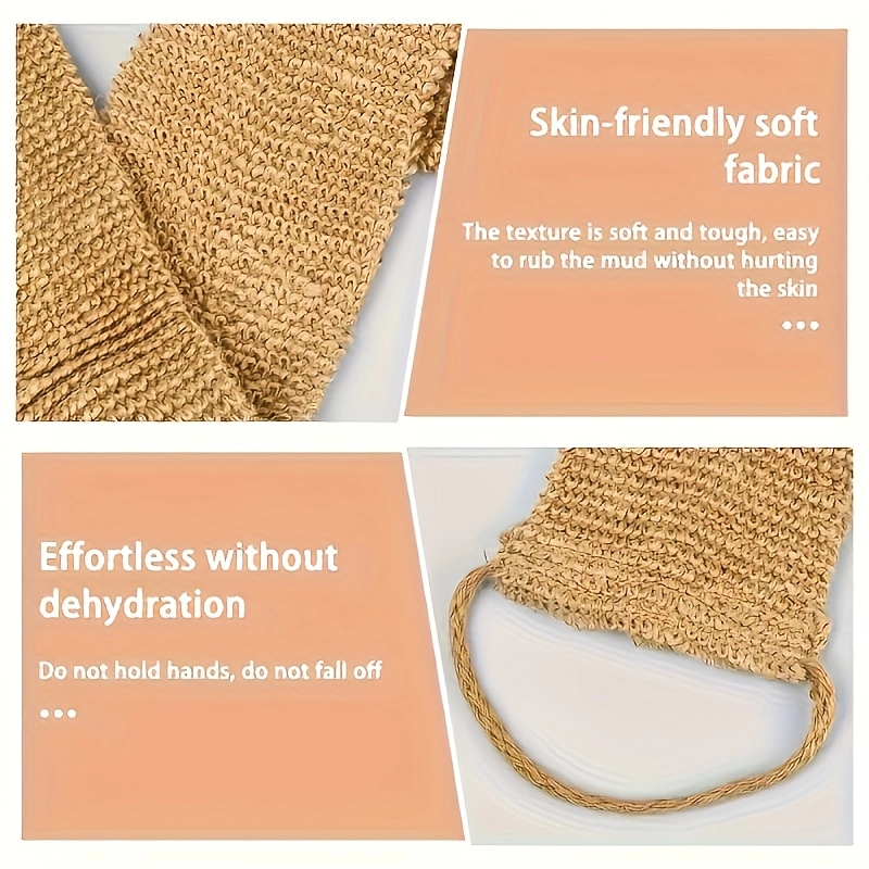 Reusable Exfoliating Bath Gloves Set - Image 4