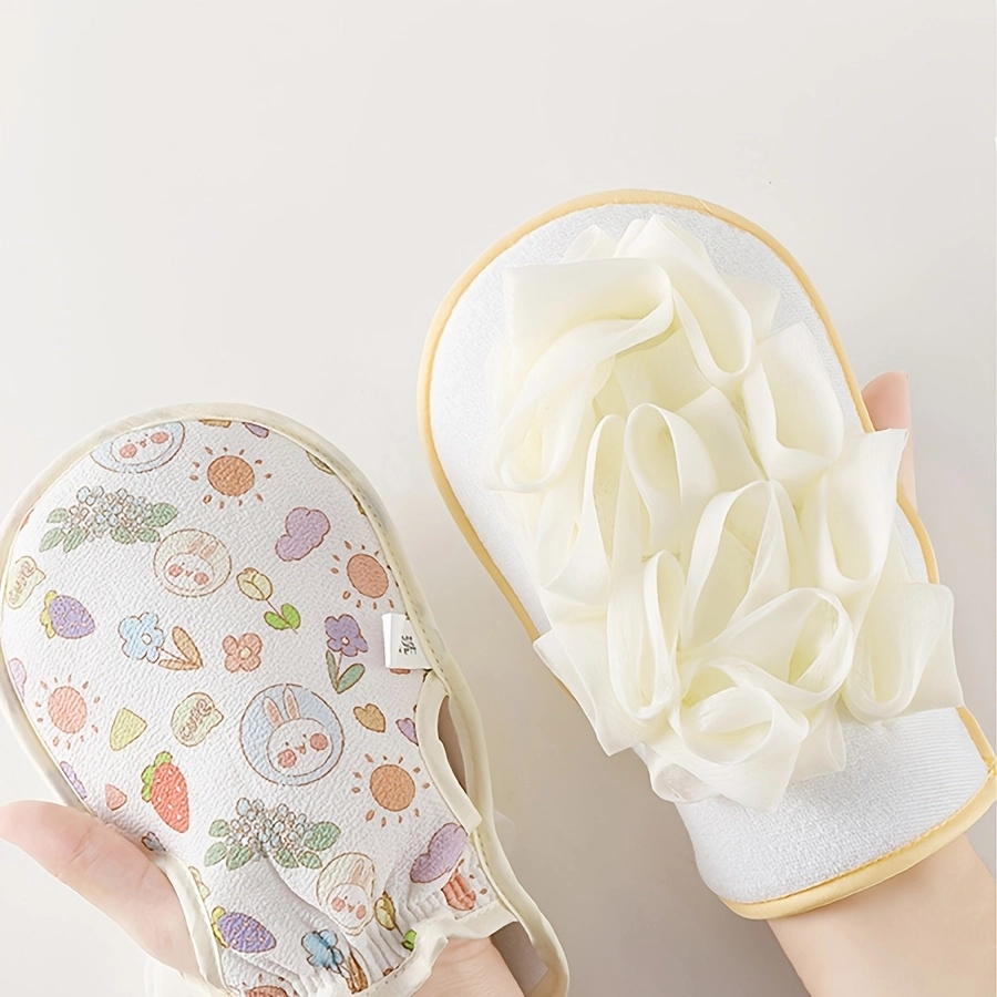 3-Pack Double-Sided Exfoliating Bath Gloves - Image 6