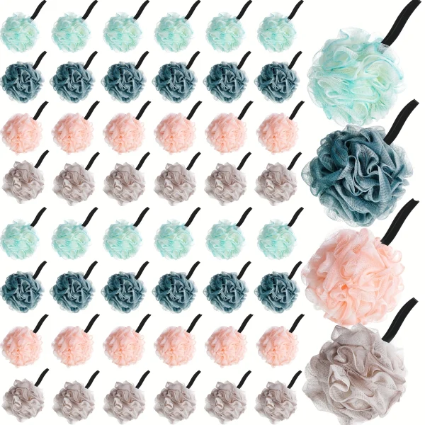 Soft Mesh Shower Loofah Set