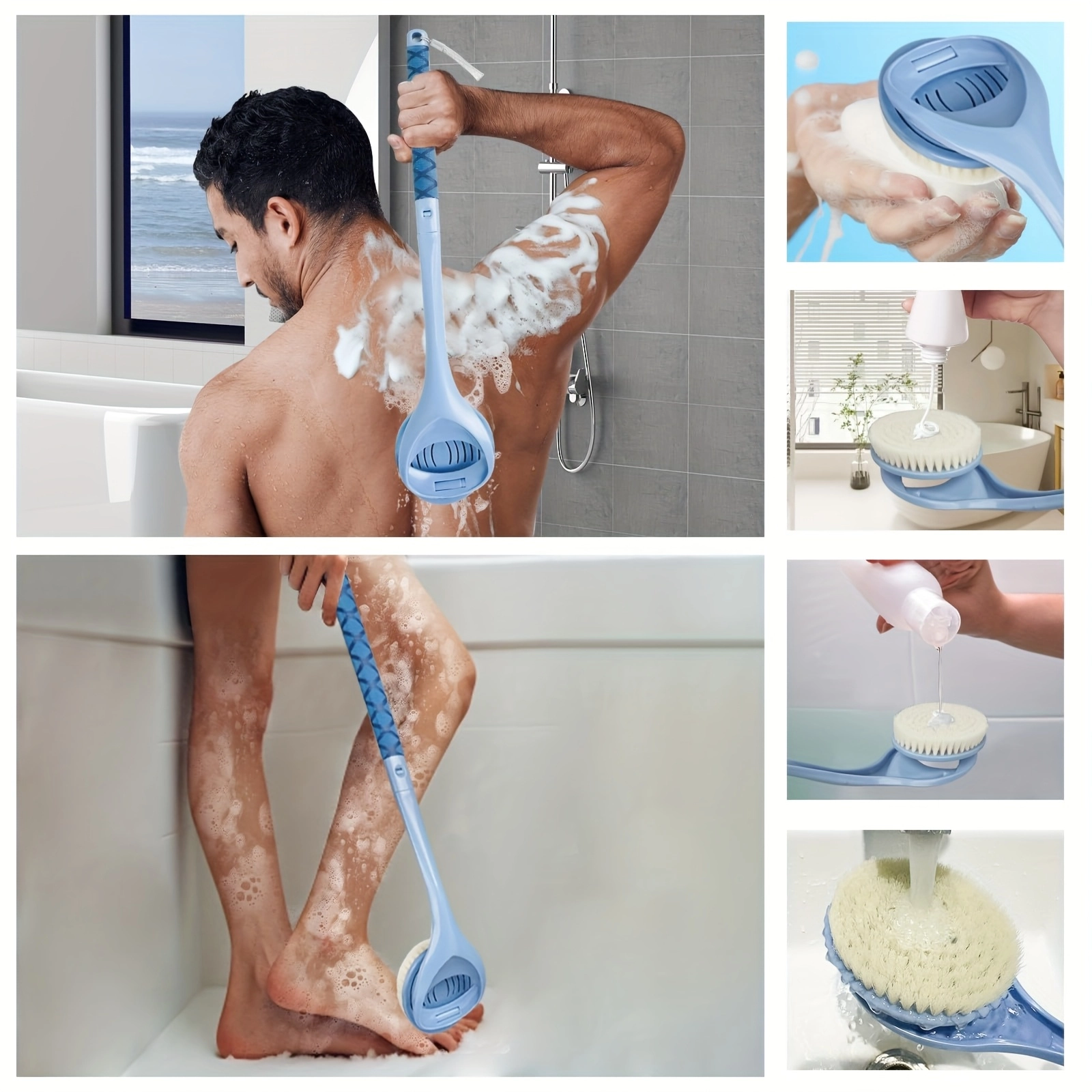 Long Handle Deep Cleaning Back Brush - Image 9