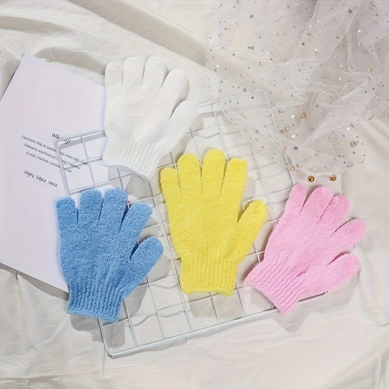 2-Pack Gentle Exfoliating Bath Gloves - Image 10