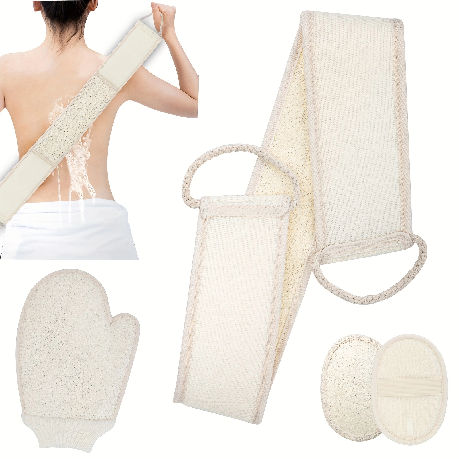 Exfoliating Body Scrubber Set - Image 3