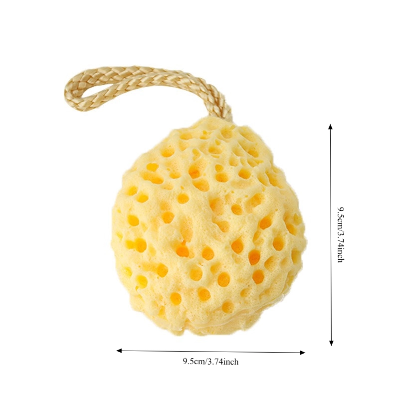 Flower Shaped Exfoliating Bath Sponge Set - Image 3