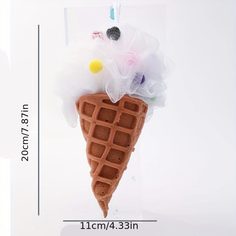 Cartoon Ice Cream Shower Sponge - Image 7