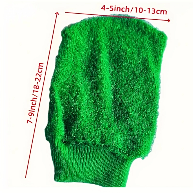 5-Pack Chenille Exfoliating Shower Gloves - Image 3