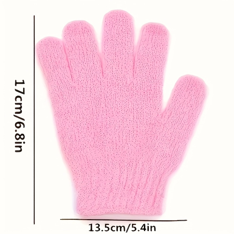 2-Pack Gentle Exfoliating Bath Gloves - Image 7
