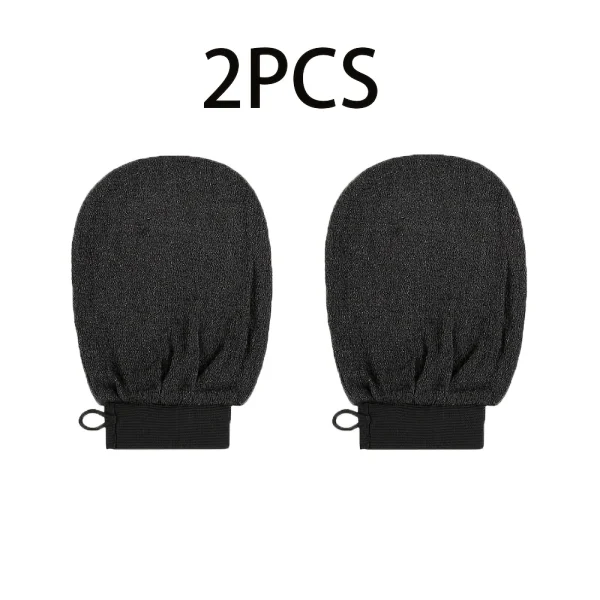 2-Pack Korean Body Scrub Shower Gloves