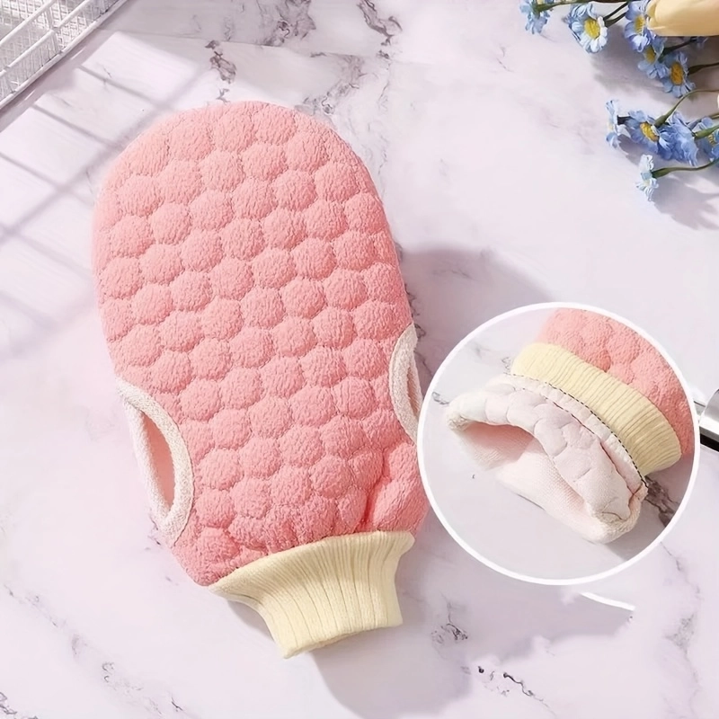 2-Pack Exfoliating Bath Scrub Gloves - Image 5