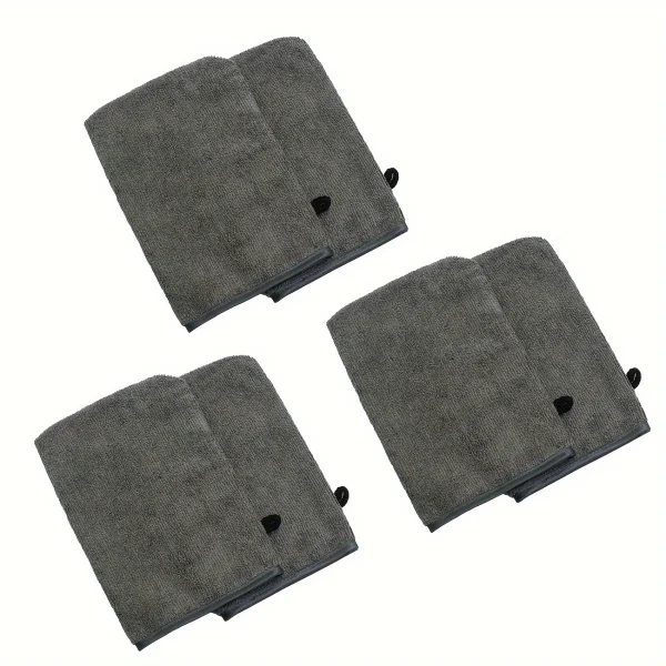 6-Pack Exfoliating Bath Washcloth Set