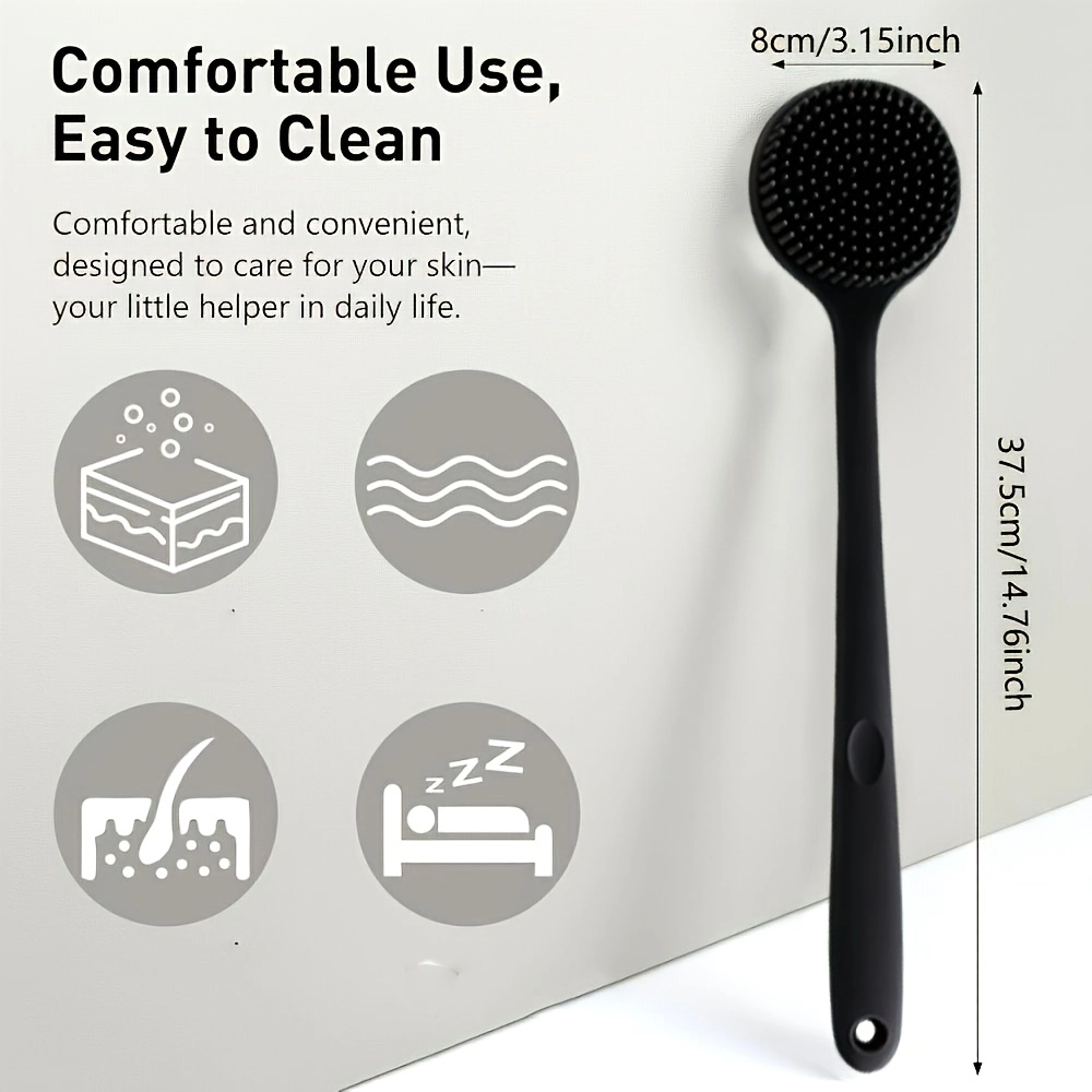 Long Handle Soft Bath Brush - Image 2