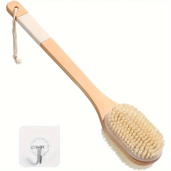 Wet and Dry Back Scrub Brush