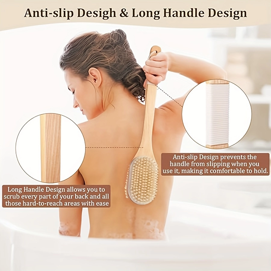 Wet and Dry Back Scrub Brush - Image 3