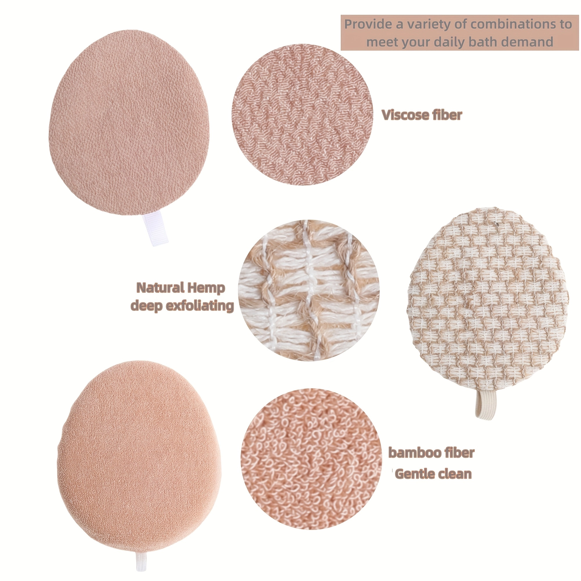 Long Handle Exfoliating Bath Brush - Image 6