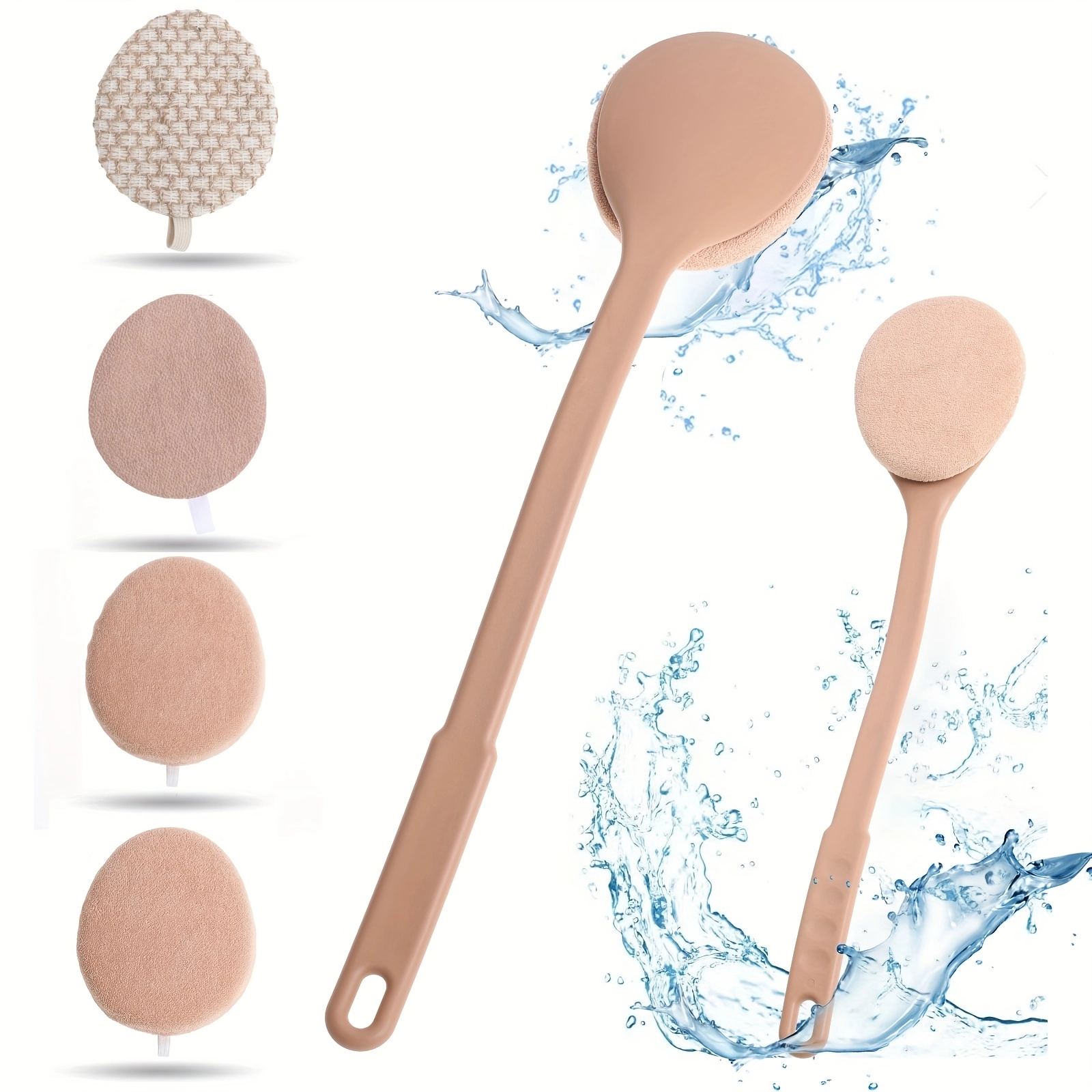 Long Handle Exfoliating Bath Brush