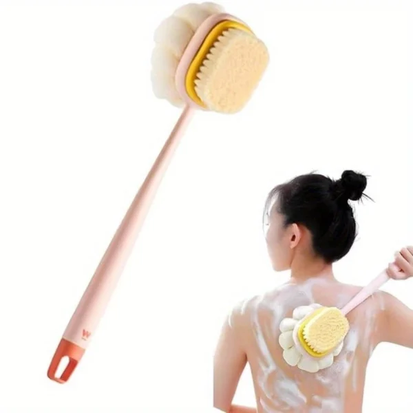2-in-1 Long Handle Bath Br