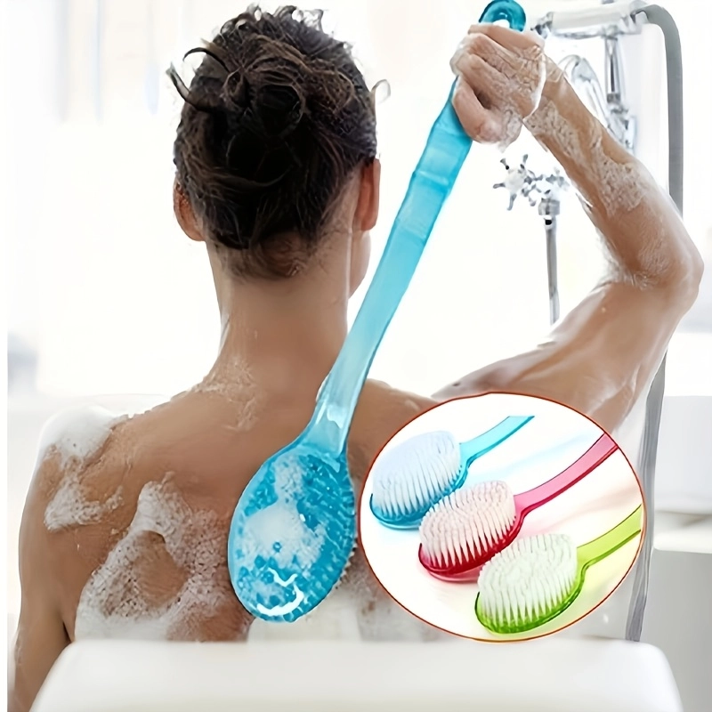 Ergonomic Long Handle Bath Brush - Image 2