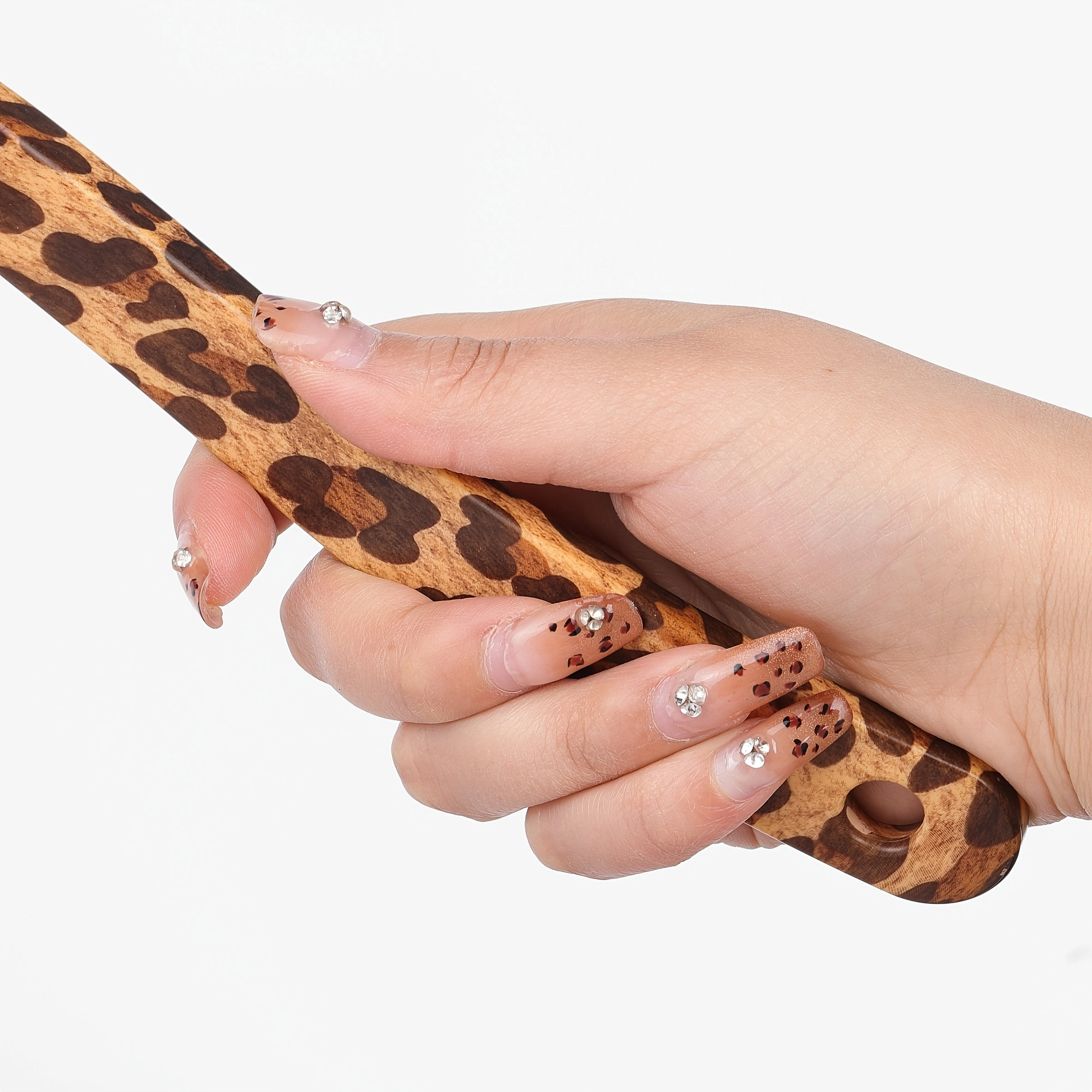 Leopard Print Long Handle Bath Brush - Image 12