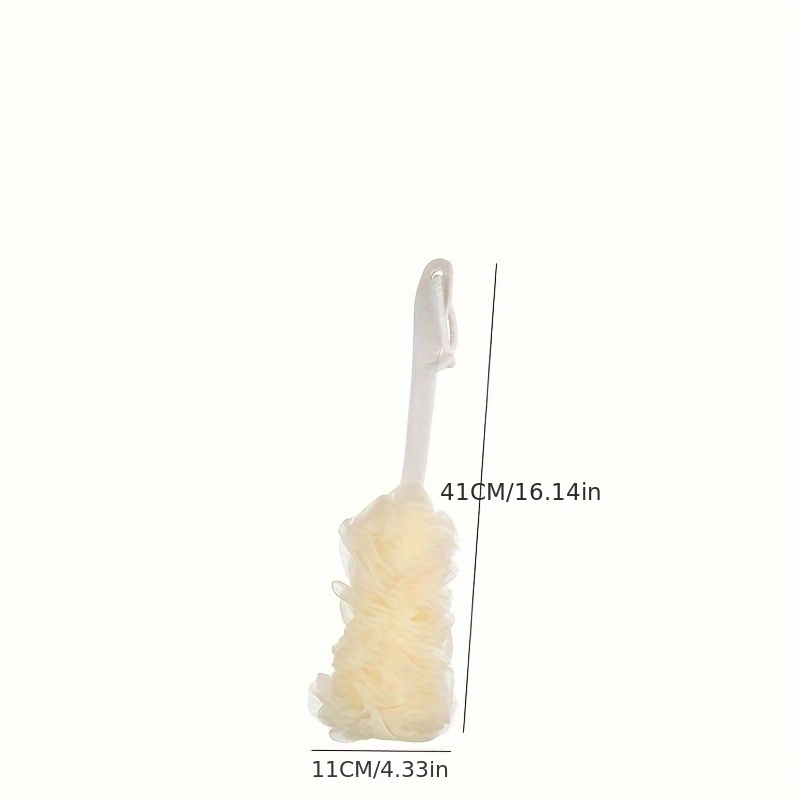 Long Handle Foaming Bath Scrubber Set - Image 5