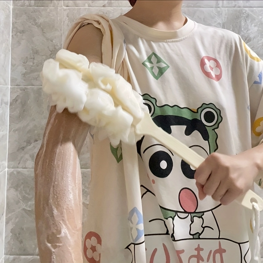 Long Handle Foaming Bath Scrubber Set - Image 6