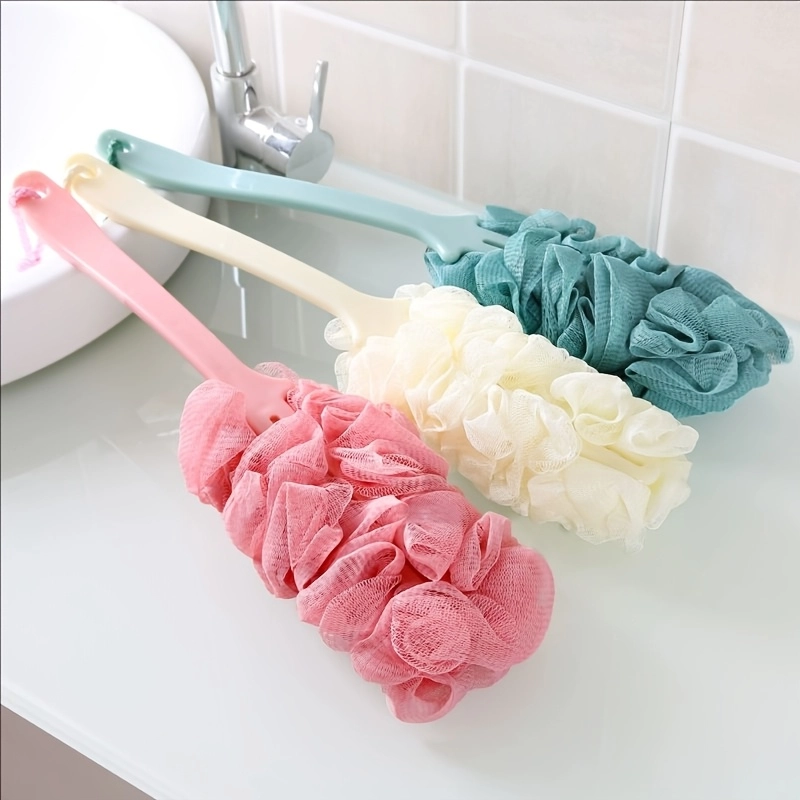Long Handle Foaming Bath Scrubber Set - Image 8