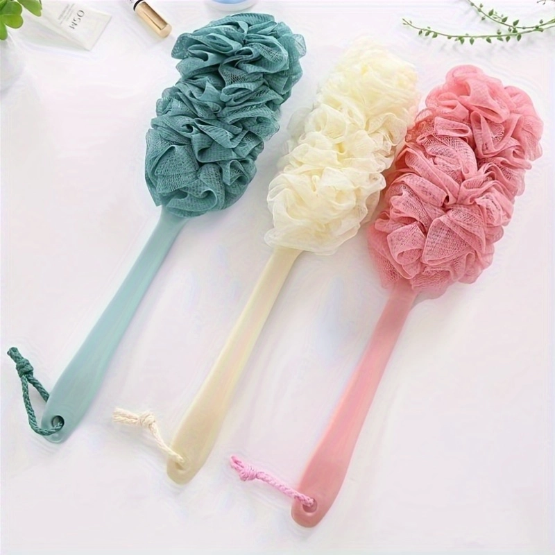 Long Handle Foaming Bath Scrubber Set - Image 10