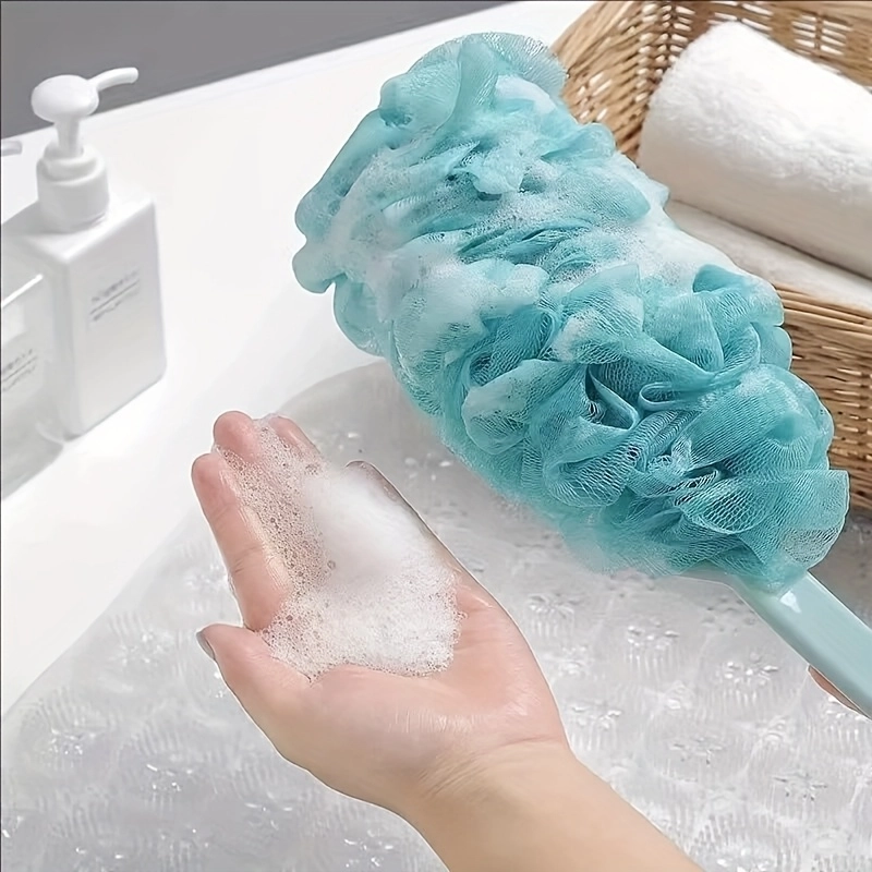 Long Handle Foaming Bath Scrubber Set - Image 11