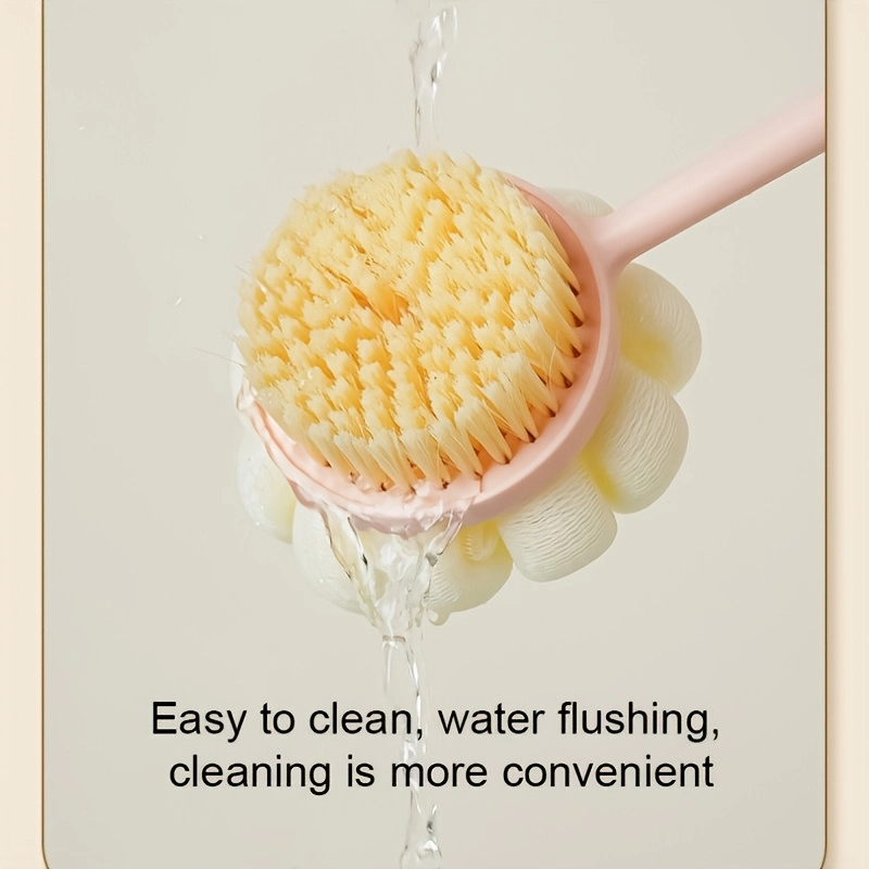 Soft & Stiff Bristle Back Scrub Brush - Image 3