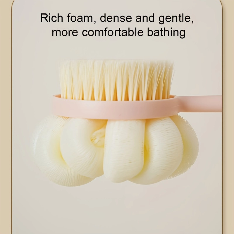 Soft & Stiff Bristle Back Scrub Brush - Image 5