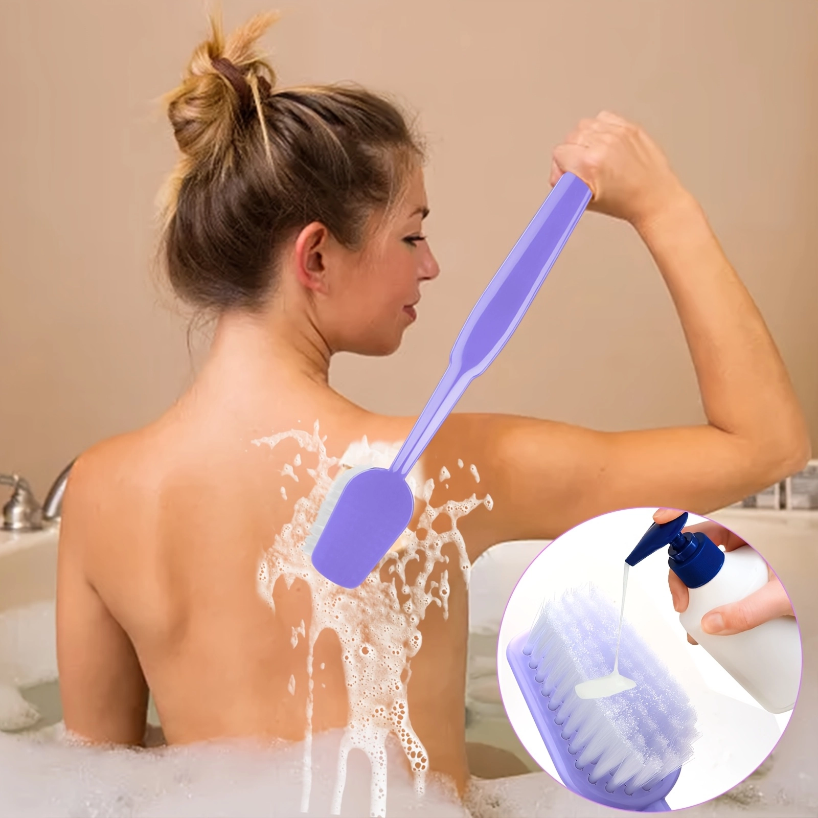 Extended Massage Back Scrub Brush - Image 3