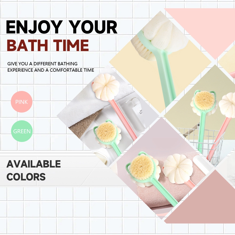 Dual-Sided Soft Bristle Shower Brush - Image 3