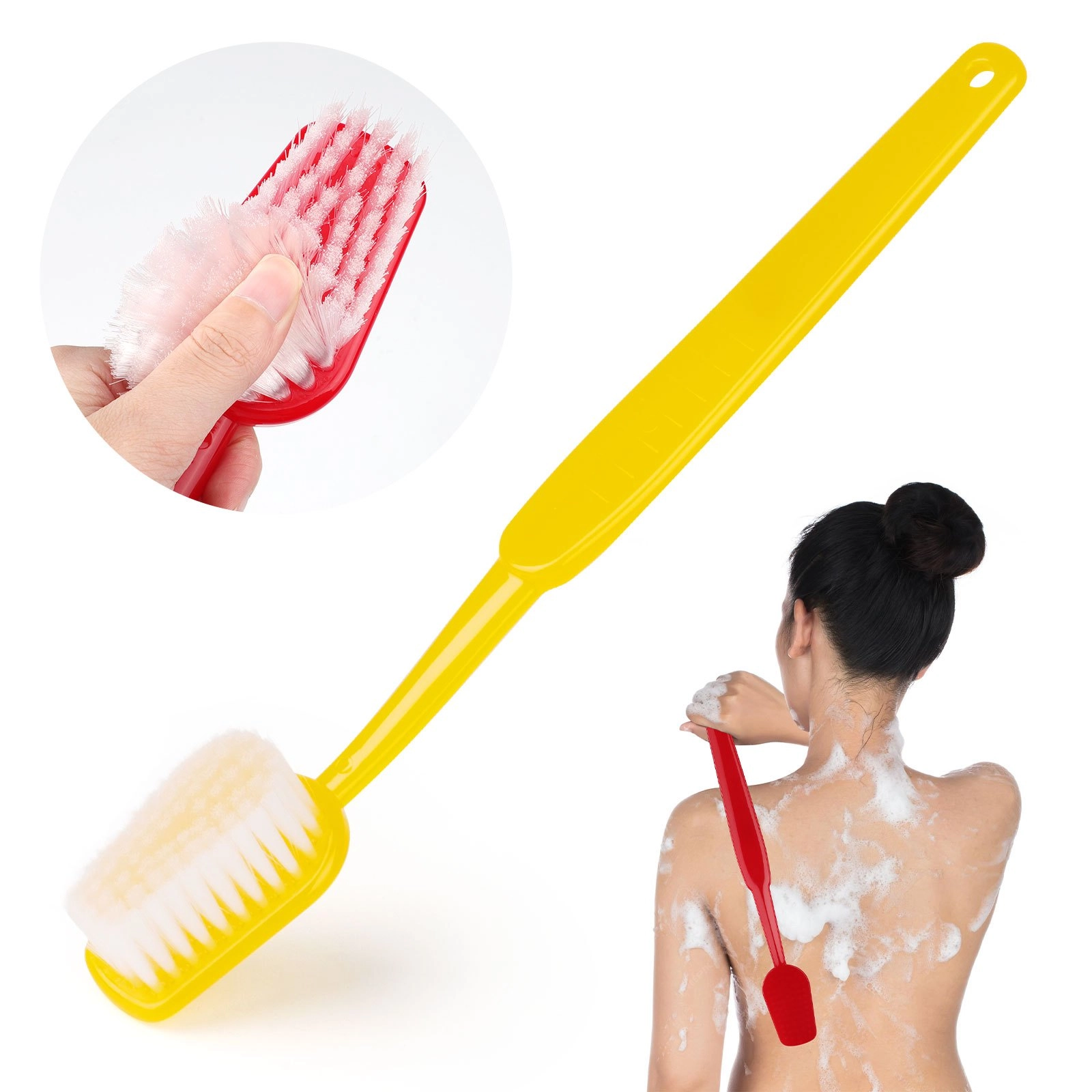 Long Handle Gentle Back Scrubber - Image 2
