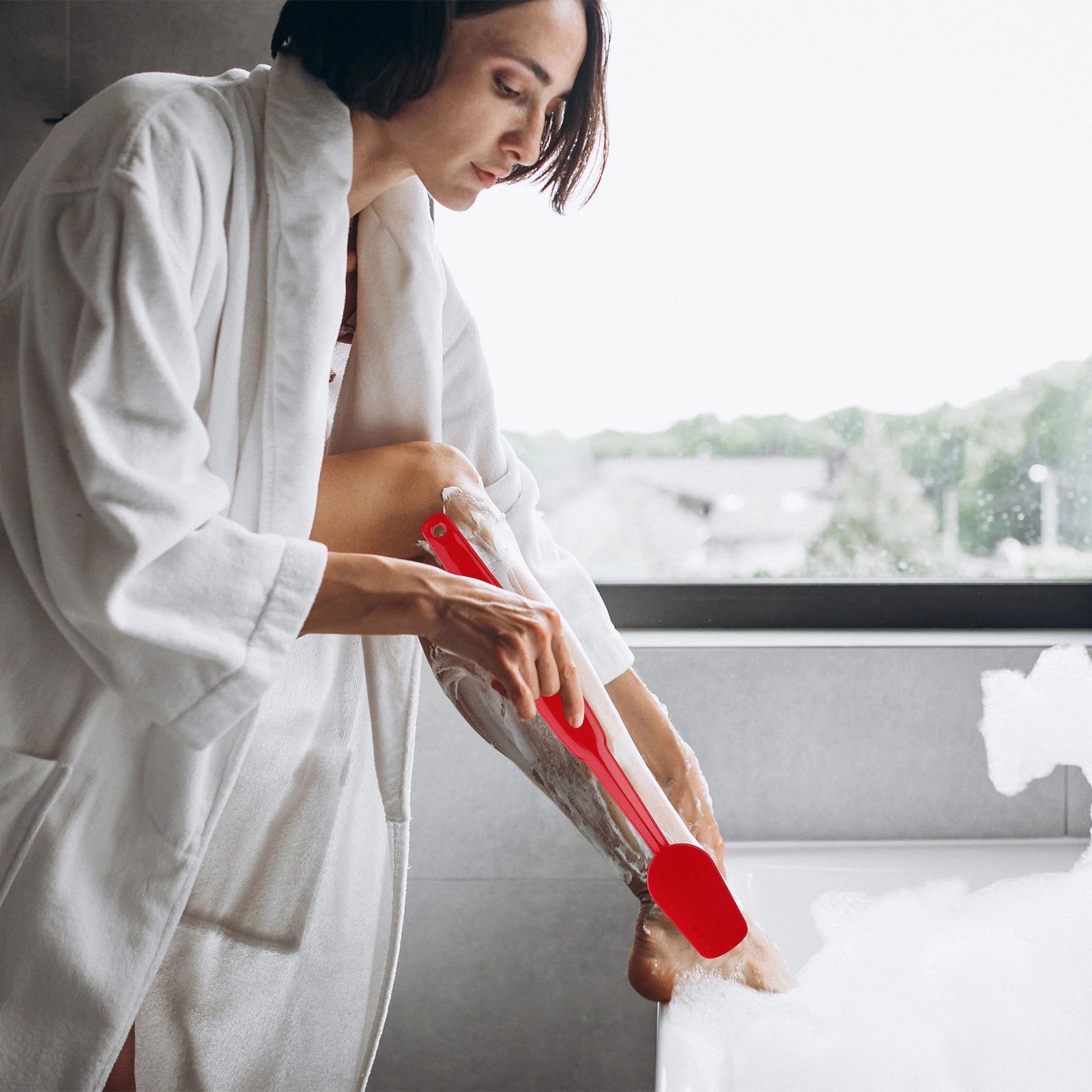 Long Handle Gentle Back Scrubber - Image 6