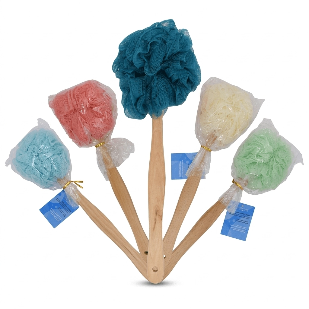Loofah Sponge Back Scrubber Brush - Image 2