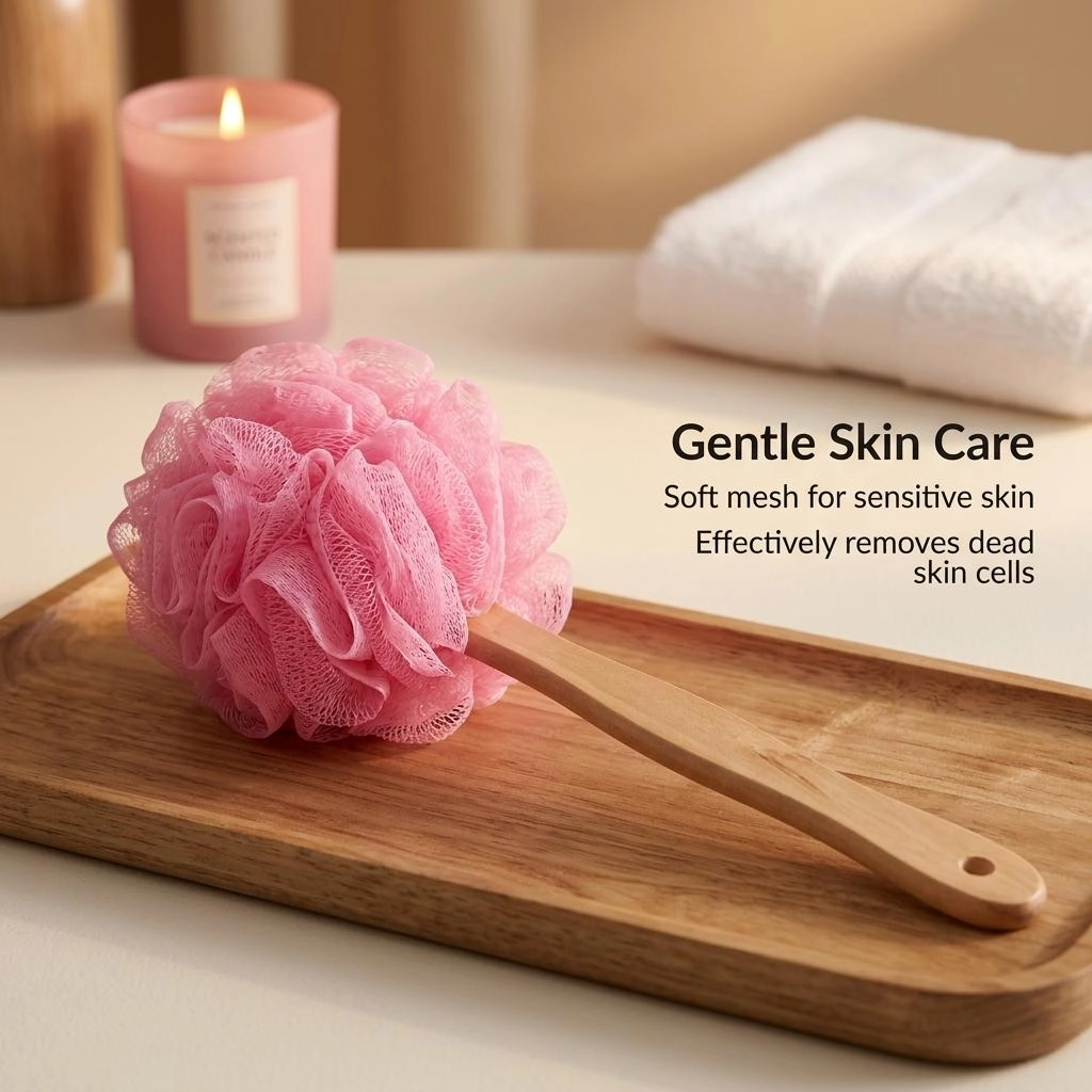 Loofah Sponge Back Scrubber Brush - Image 9