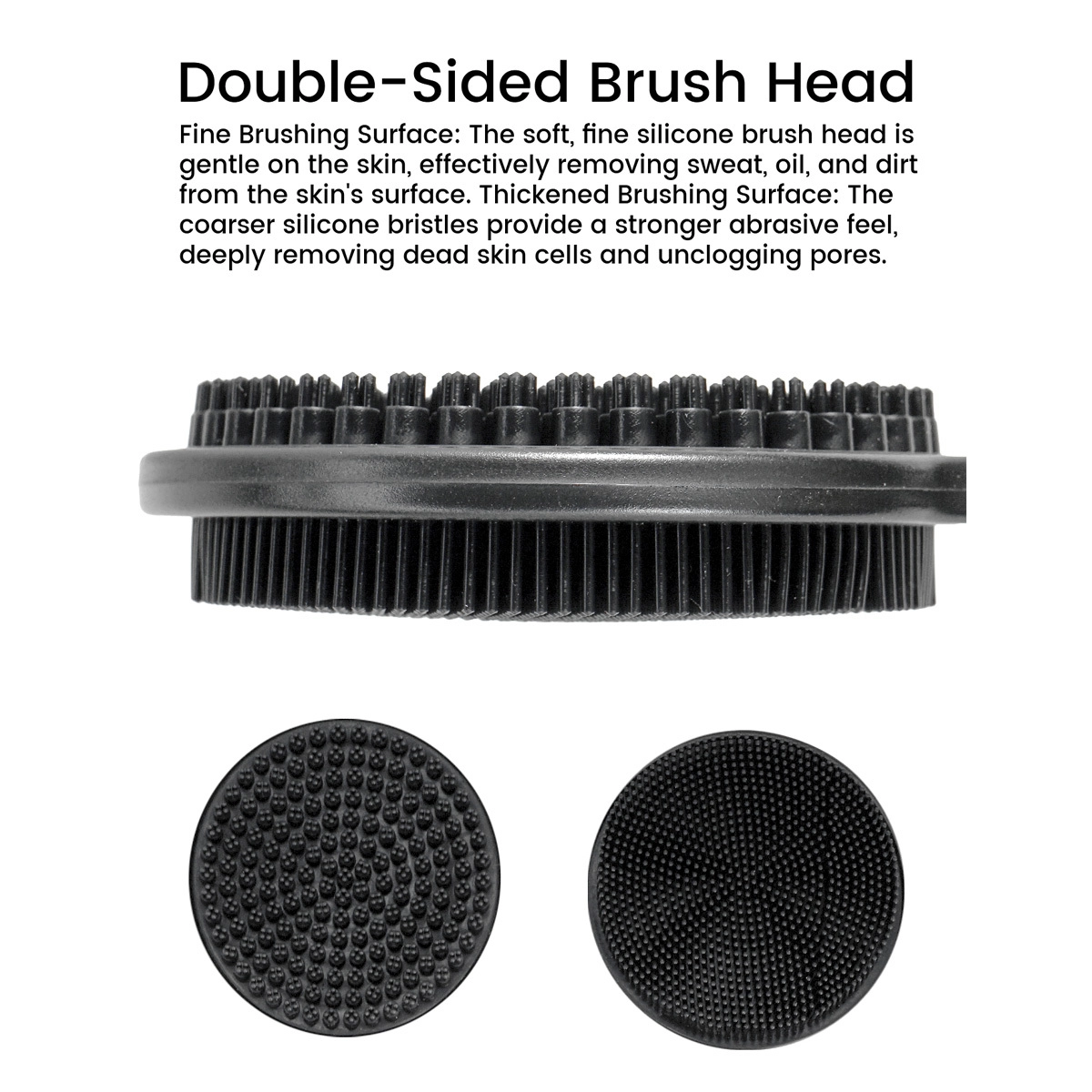 Double-Sided Long Handle Body Brush - Image 2