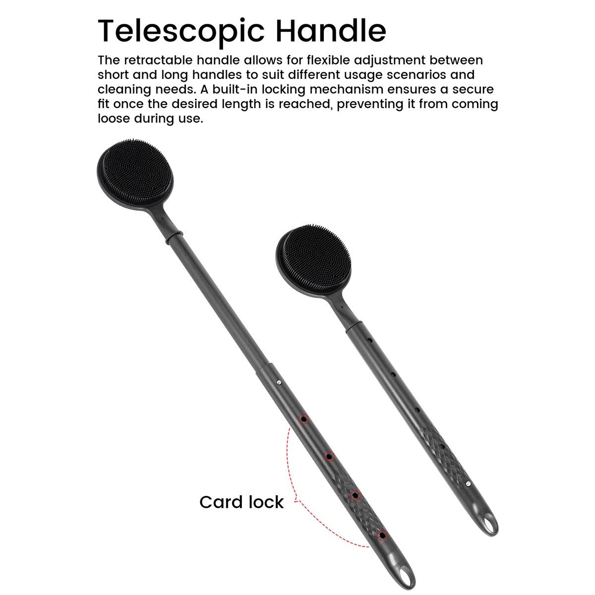 Double-Sided Long Handle Body Brush - Image 3