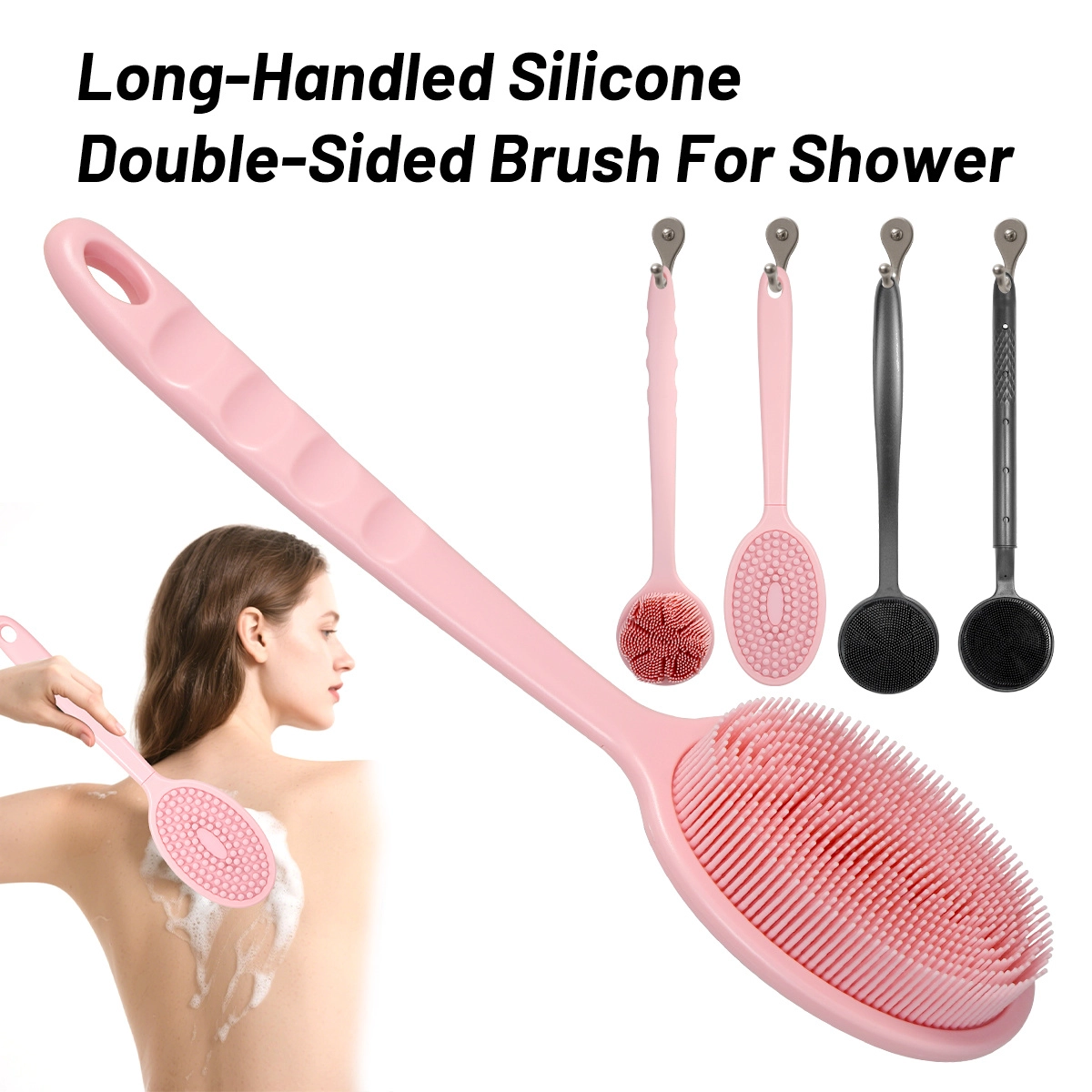 Double-Sided Long Handle Body Brush - Image 5