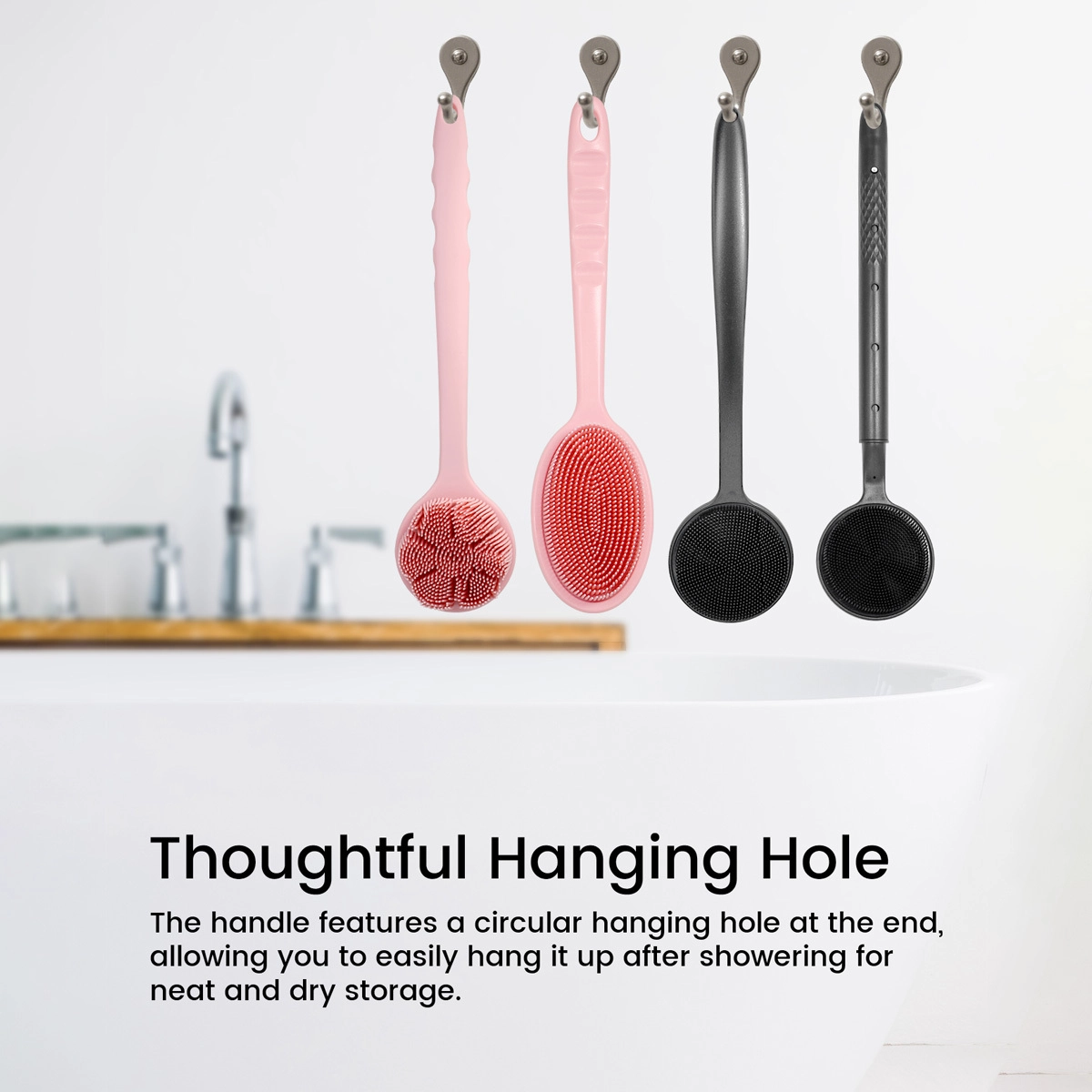 Double-Sided Long Handle Body Brush - Image 7