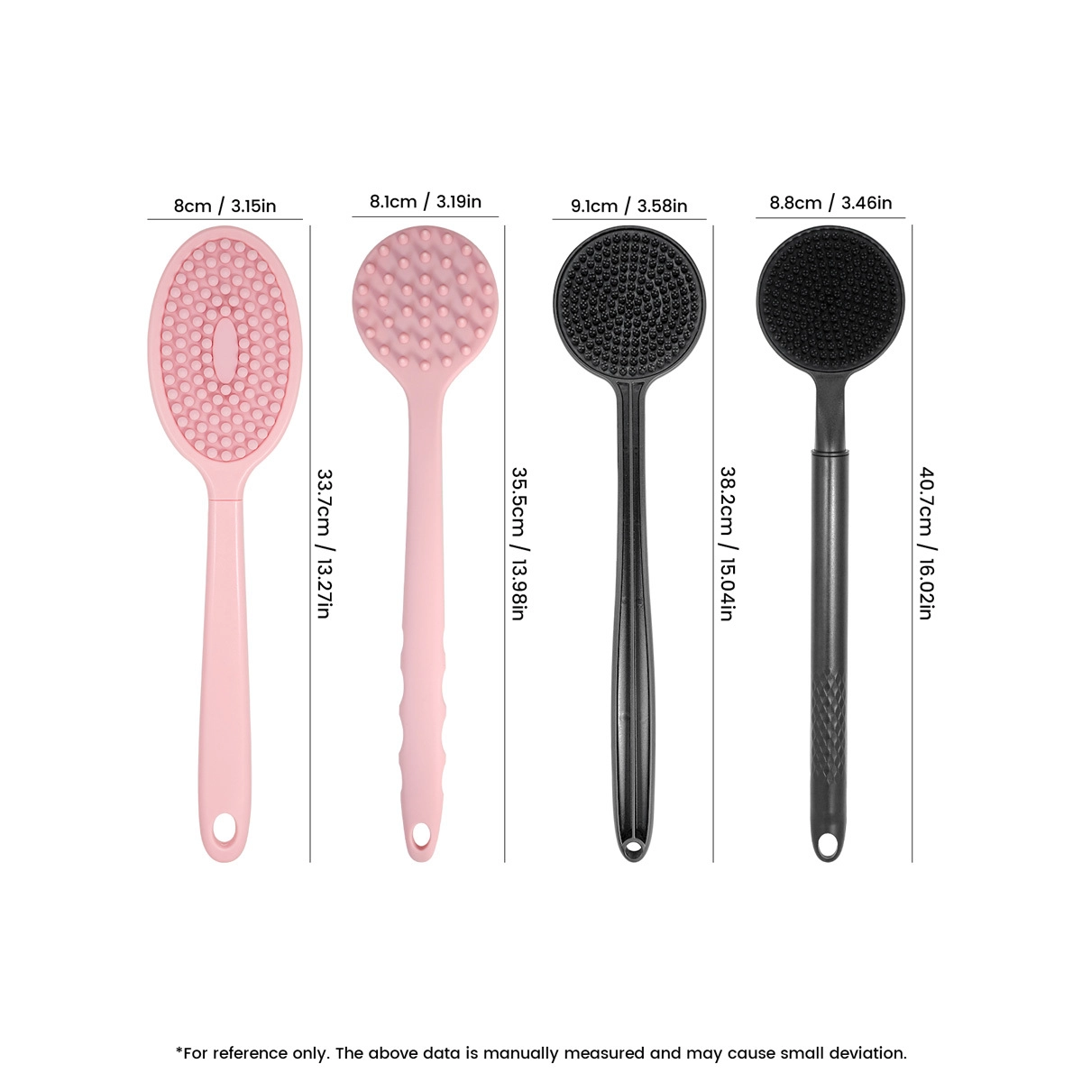 Double-Sided Long Handle Body Brush
