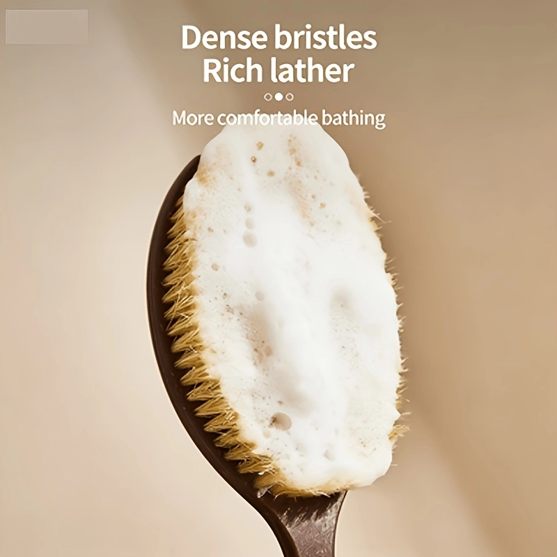 Natural Bristle Back Scrub Brush Set - Image 3
