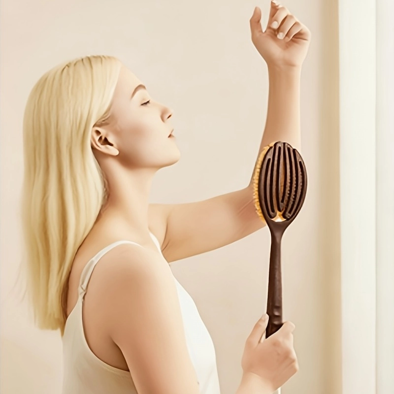 Natural Bristle Back Scrub Brush Set - Image 5