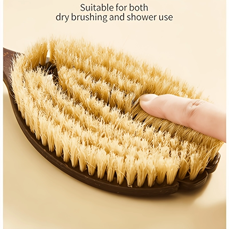 Natural Bristle Back Scrub Brush Set - Image 7
