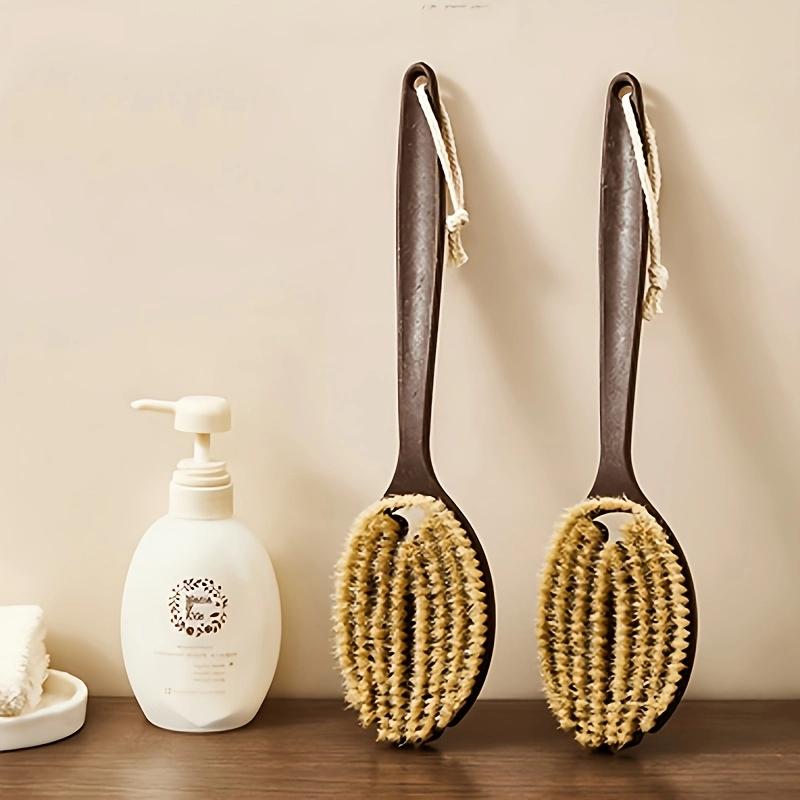 Natural Bristle Back Scrub Brush Set - Image 8