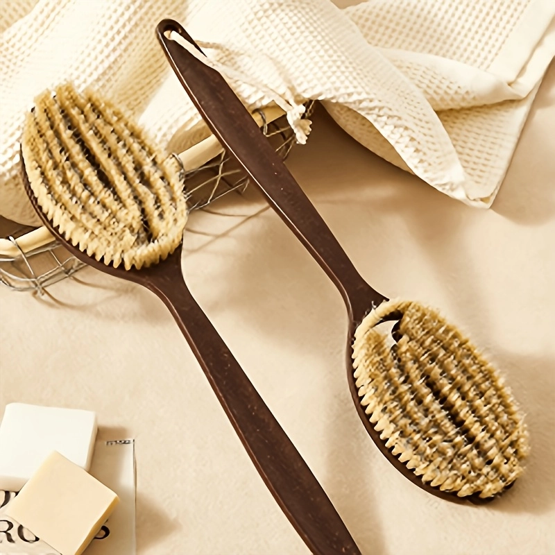 Natural Bristle Back Scrub Brush Set - Image 10