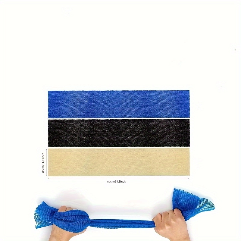 Nylon Exfoliating Back Scrub Towel - Image 3