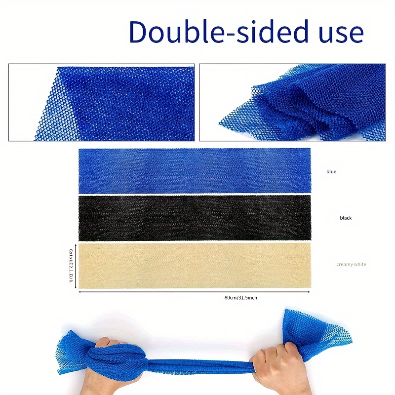 Nylon Exfoliating Back Scrub Towel - Image 6